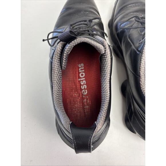FootJoy Tour Alpha Black Leather Spiked Golf Shoes SIZE 11.5 M main image 4